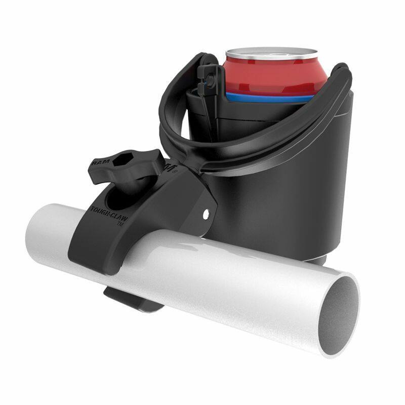 RAM Drink Holder - self-levelling with quick release Tough-Claw