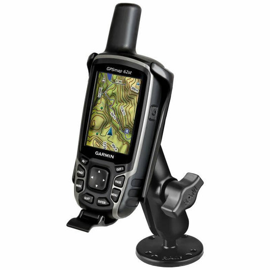 RAM Garmin Cradle - Astro 320, GPSMAP 62 / 64 with Flat Surface Base