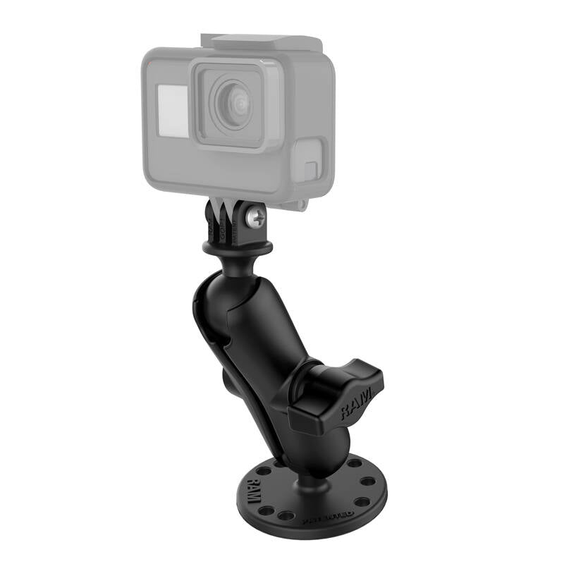 RAM-B-138-GOP1U RAM® Drill-Down Mount with Universal Action Camera Adaptor