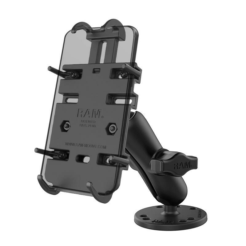 RAM Quick-Grip Universal SmartPhone Cradle - with Flat surface mount