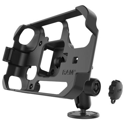 RAM-B-138L-GA75LU RAM® EZ-Roll'r™ Drill-Down Mount for Garmin Fleet 770, Overlander + More - empty 