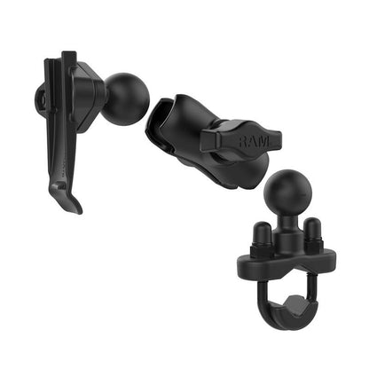 RAM Garmin Cradle - Spine Clip with Handlebar U-Bolt Base