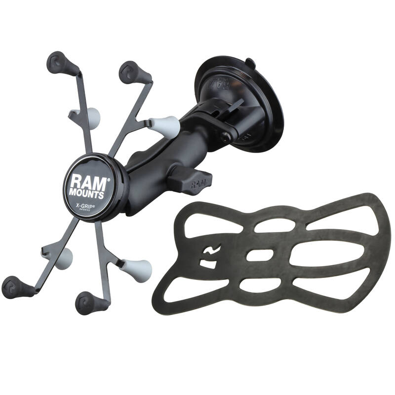 RAM-B-166-UN8U RAM® X-Grip® with RAM® Twist-Lock™ Suction Cup Mount for 7"-8" Tablets - with tether 