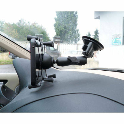 RAM-B-166-UN8U RAM® X-Grip® with RAM® Twist-Lock™ Suction Cup Mount for 7"-8" Tablets on car windshield 