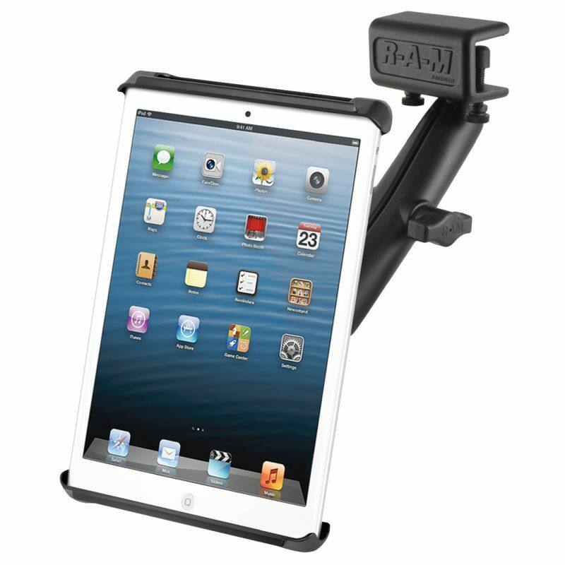 RAM Tab-Tite Cradle - 7" Tablets with Glareshield Clamp and Long Arm