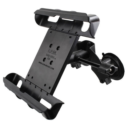 RAM Tab-Tite Cradle - 10" Tablets with Dual Suction Cup Base & Retention Arm