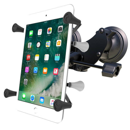 RAM X-Grip Universal Cradle for 7"- 8" Tablets w/ Double Suction Cup / Retention