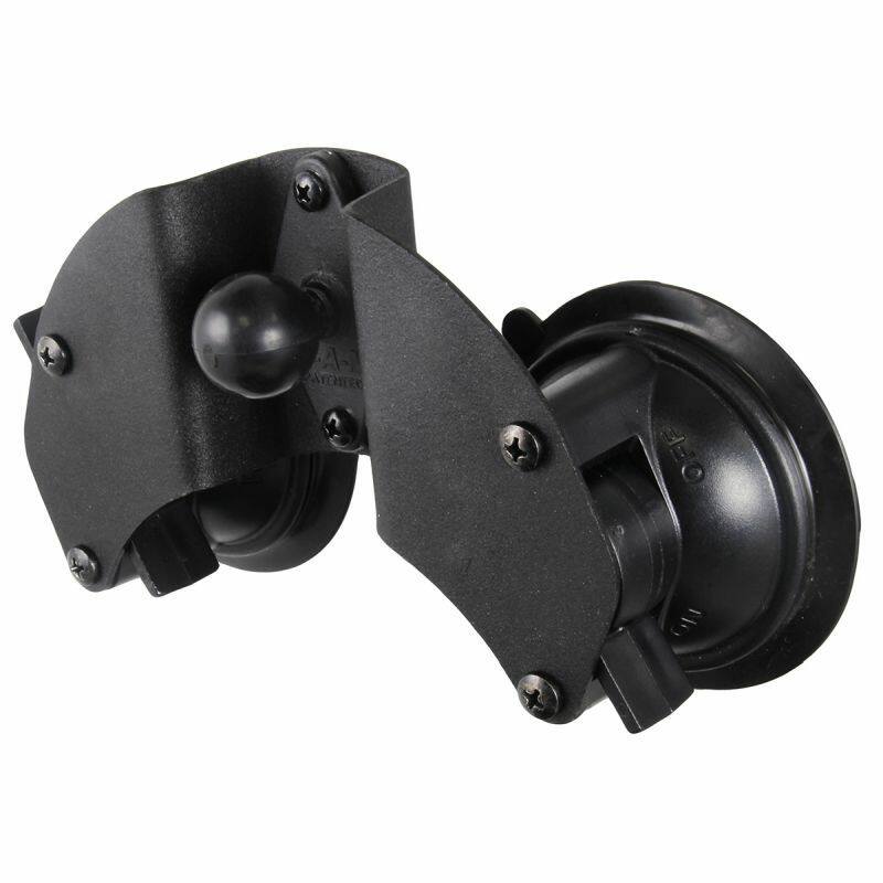 RAM-B-189bALA1U Dual Suction Cup and diamond base