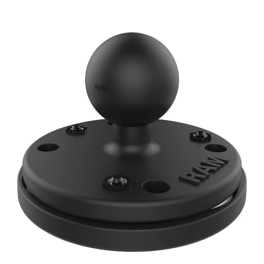 RAM Round Base (63mm diameter) - B Series (1") Ball - Magnetic