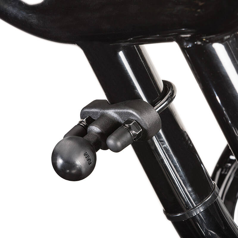 RAM U-Bolt Rail Handlebar Base with Diamond Plate and Medium Arm