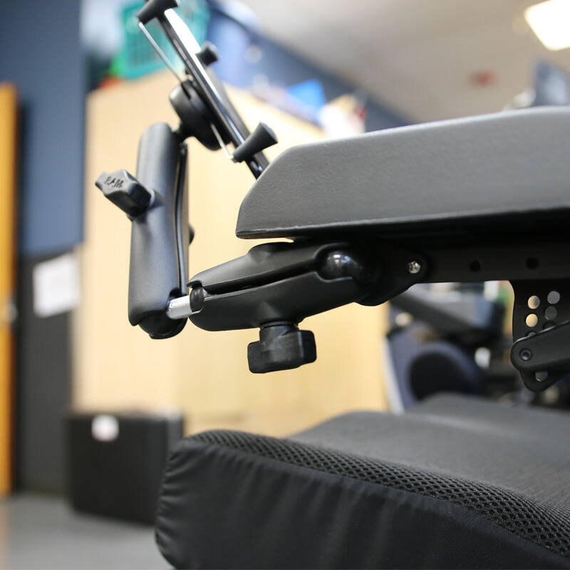 RAM Wheelchair Mount and Universal Phablet X-Grip Cradle