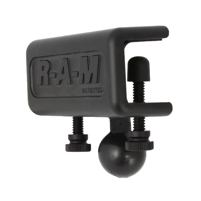 RAM Glareshield Clamp with Rectangular Base & Short Arm