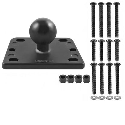 ram-b-345u RAM Motorcycle reservoir base with centered ball 