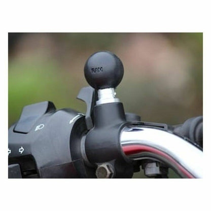 RAM Motorcycle Mirror Post 1" Ball Base with Long Arm -  M10 X 1.5" Thread