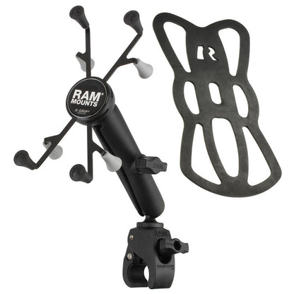 RAM-B-400-C-UN8U RAM® X-Grip® with RAM® Tough-Claw™ Small Mount for 7"-8" Tablets (Long arm) with tether 