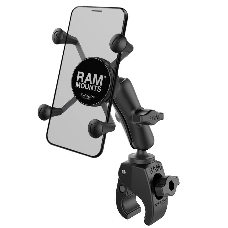 RAM-B-400-UN10U Small Tough-Claw™ Mount and Universal RAM® X-Grip® Phablet Cradle - Medium Arm