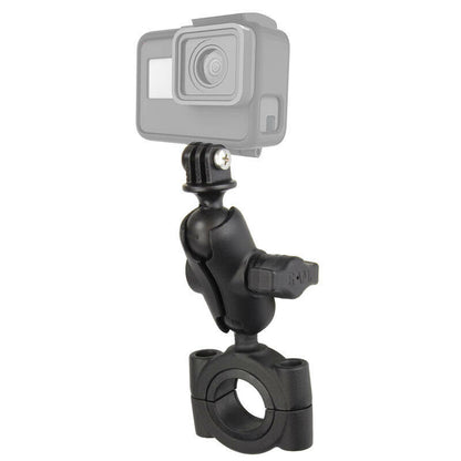 RAM Action Camera / GoPro Mount with Torque Base (Large Bars) and Short Arm