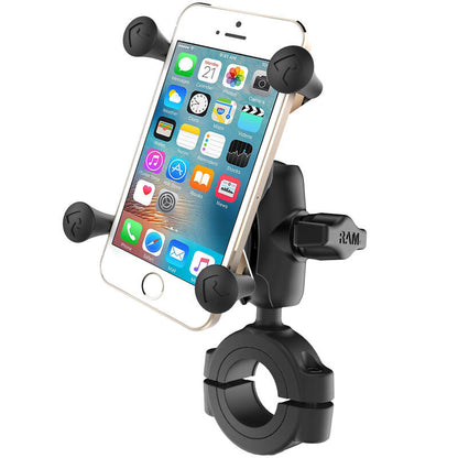 RAM X-Grip Universal SmartPhone Cradle - Torque Base (Large Bars) short arm