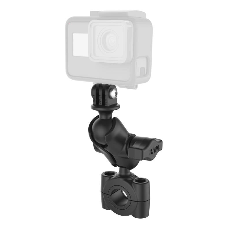 RAM-B-408-75-1-A-GOP1U RAM® Torque™ Medium Rail Base with Universal Action Camera Adapter