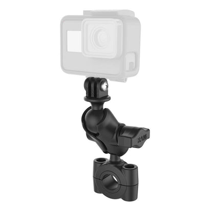 RAM-B-408-75-1-A-GOP1U RAM® Torque™ Medium Rail Base with Universal Action Camera Adapter