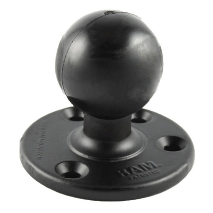 RAM Double Ball Mount with 2 Round Base Plates (62mm / 94mm) - D Series