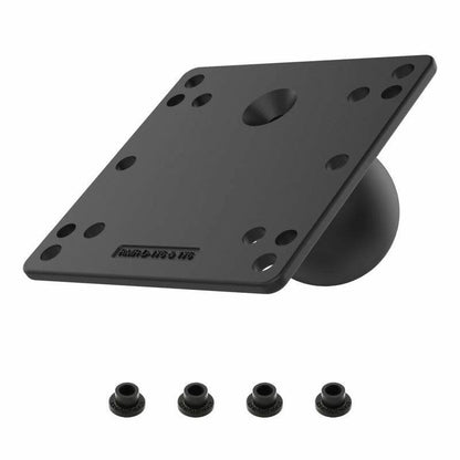 RAM Square 100mm VESA Base Plate  - D Size 2.25" Ball