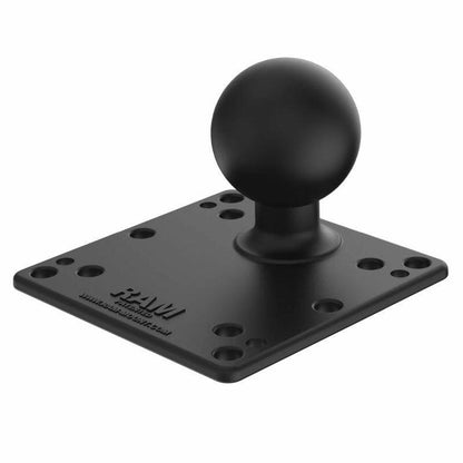 RAM Square 100mm VESA Base Plate  - D Size 2.25" Ball