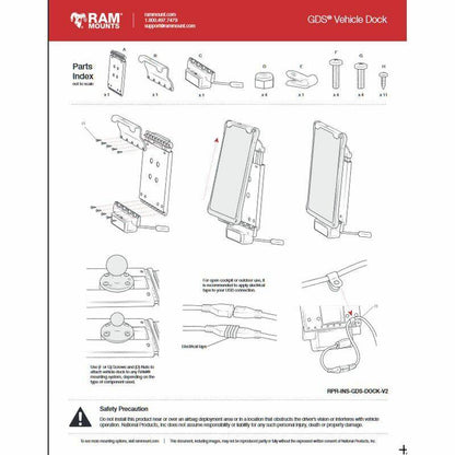 RAM GDS DOCK instructions 