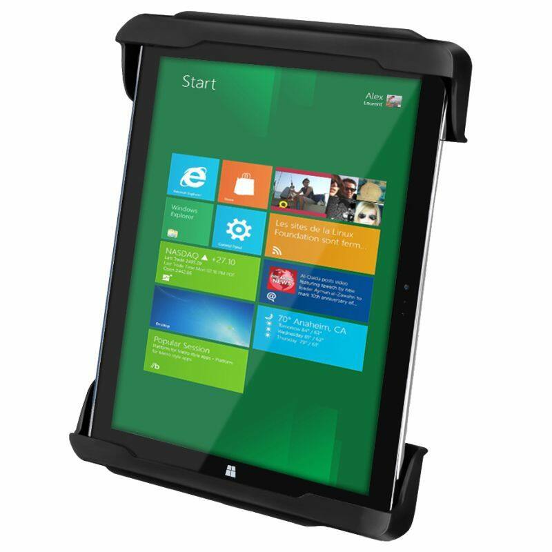 RAM Tab-Tite Cradle - 10" Tablets with Articulating Dual Suction Cup Base