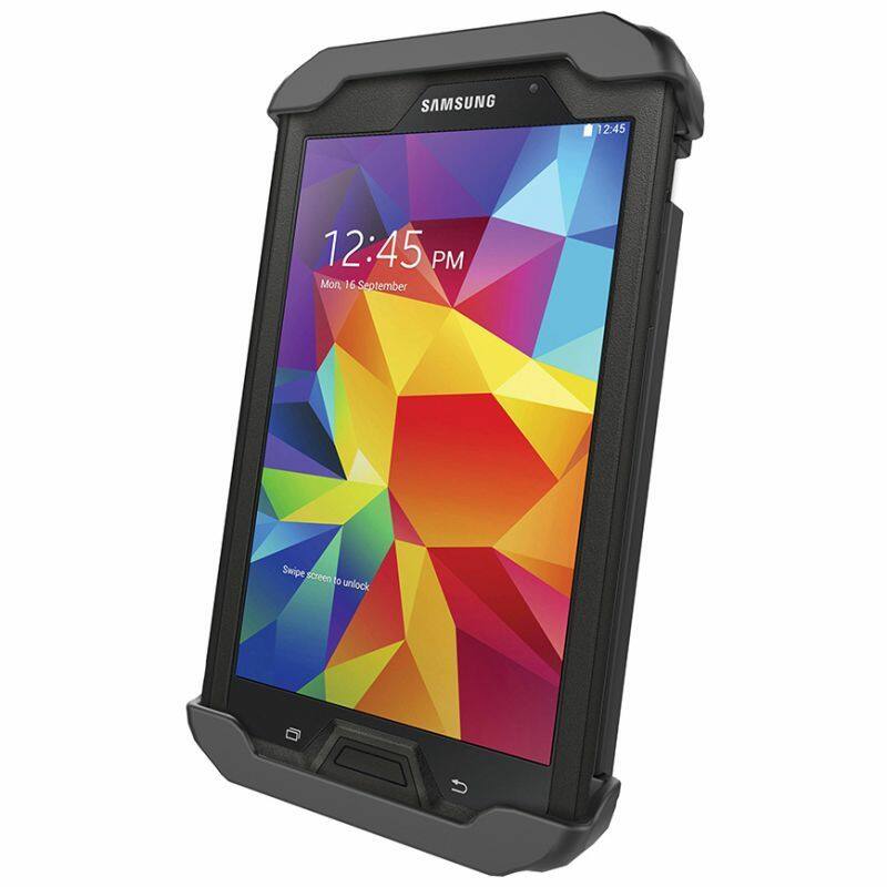 RAM Tab-Tite Cradle - 7" Tablets - Galaxy Tab 4  with Otterbox Heavy Duty Case