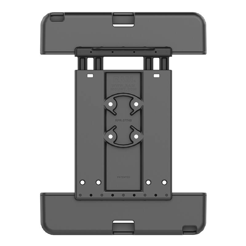 RAM-HOL-TAB25U RAM® Tab-Tite™ Tablet Holder for 10" Tablets from rear 