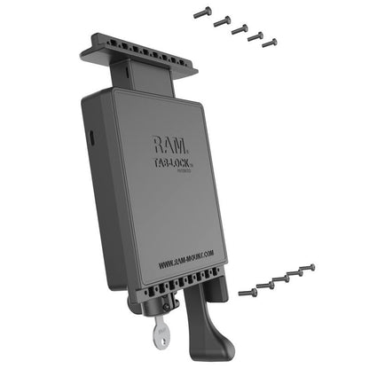 RAM Tab-Lock Locking Cradle backplate with hardware