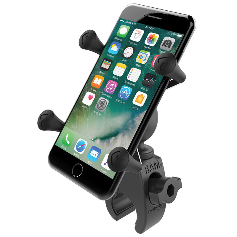 RAM X-Grip Universal SmartPhone Cradle - Tough-Claw Handlebar Base