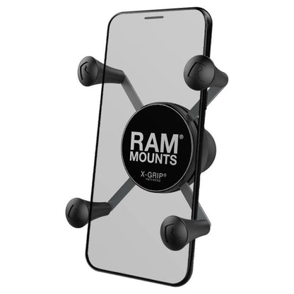 RAM X-Grip Universal SmartPhone / Radio / GPS Cradle with C Series (1.5") Ball Base