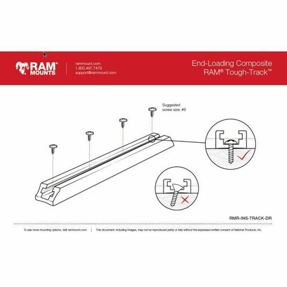 RAM Tough-Track - End-Loading Composite 12" length