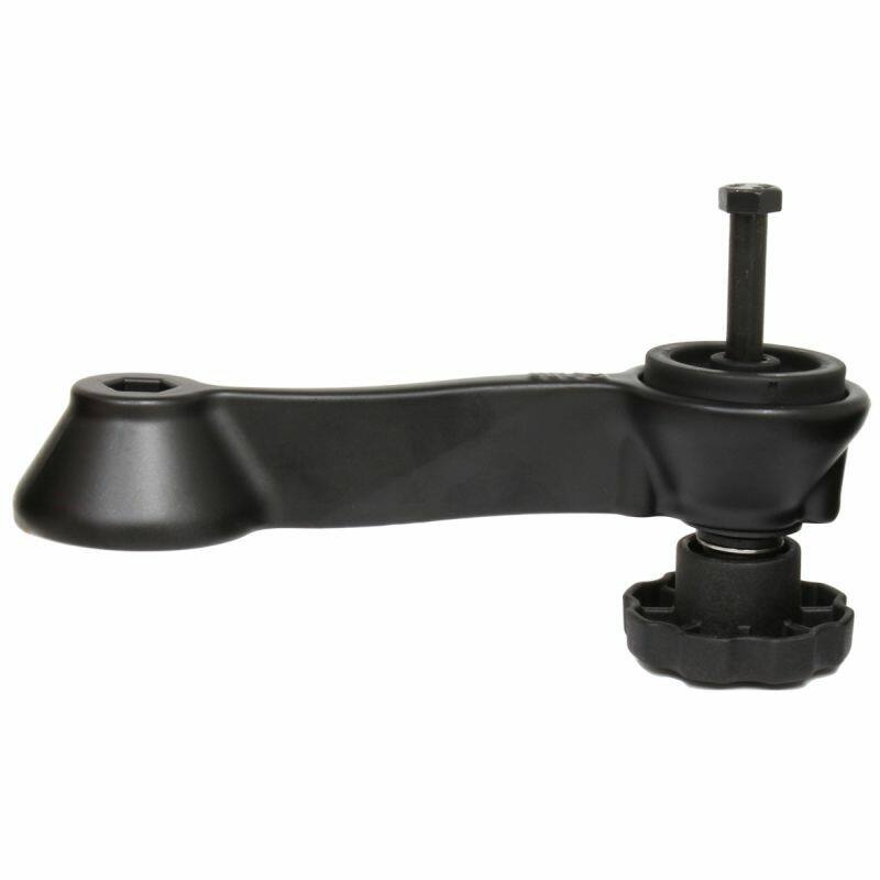 RAM Marine Swing Arm - Double with Swivel Single Socket - Vertical Base