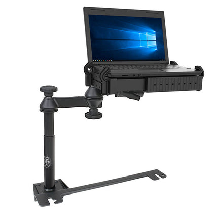 RAM Tough-Tray Universal Laptop Holder with No-Drill Vehicle Base - LHD