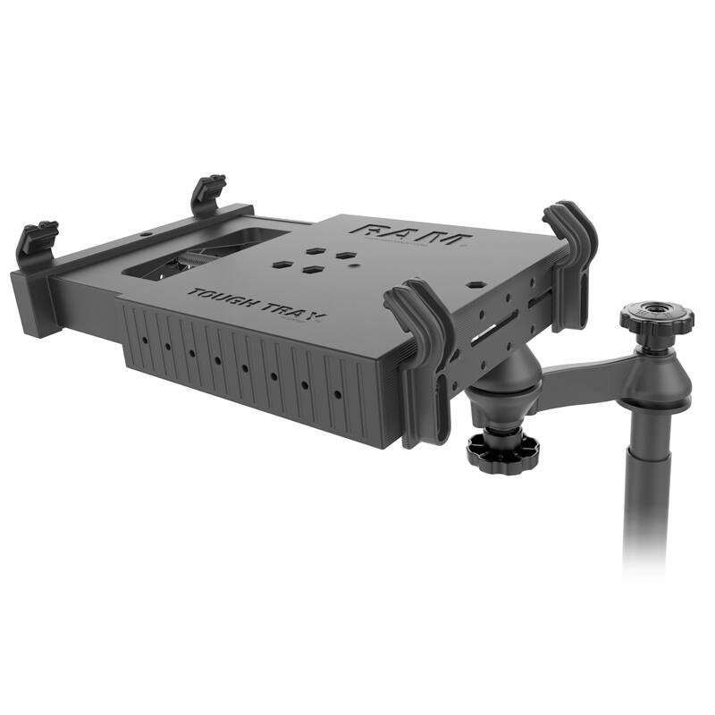 RAM Tough-Tray Universal Laptop Holder with No-Drill Vehicle Base - LHD