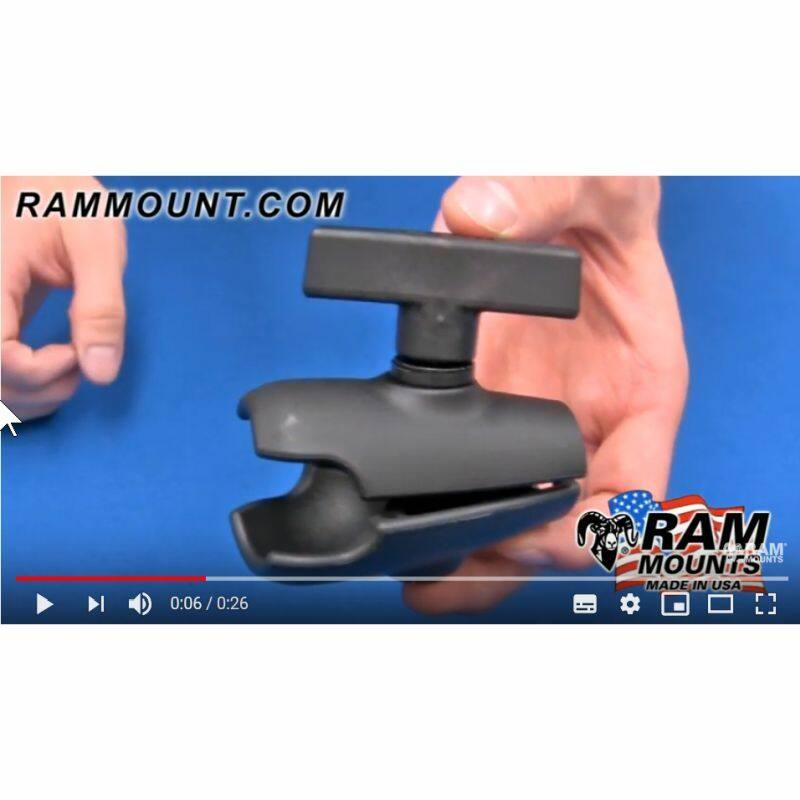 RAM Single Socket Arm with Octagon Button Socket - C Series