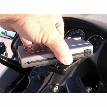 RAM Radar Detector Mount - Power Plate with Double Socket Arm (Long)