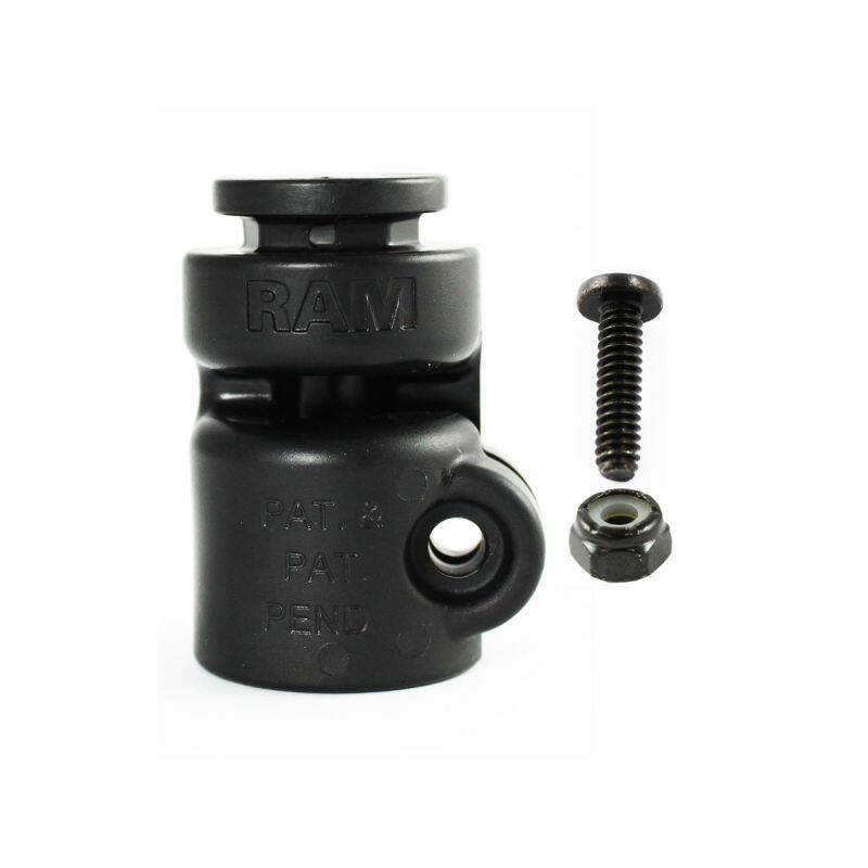 RAM Adaptor - Octagonal Button with 1/2 Flexible Rod Clevis