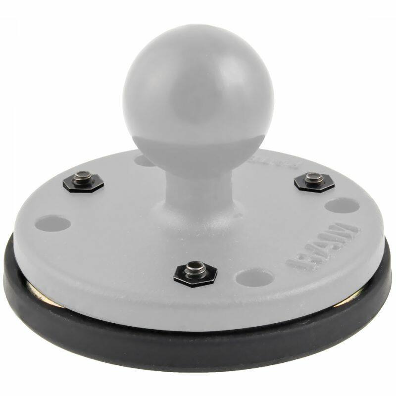 RAM Round Base (63mm diameter) - B Series (1") Ball - Magnetic