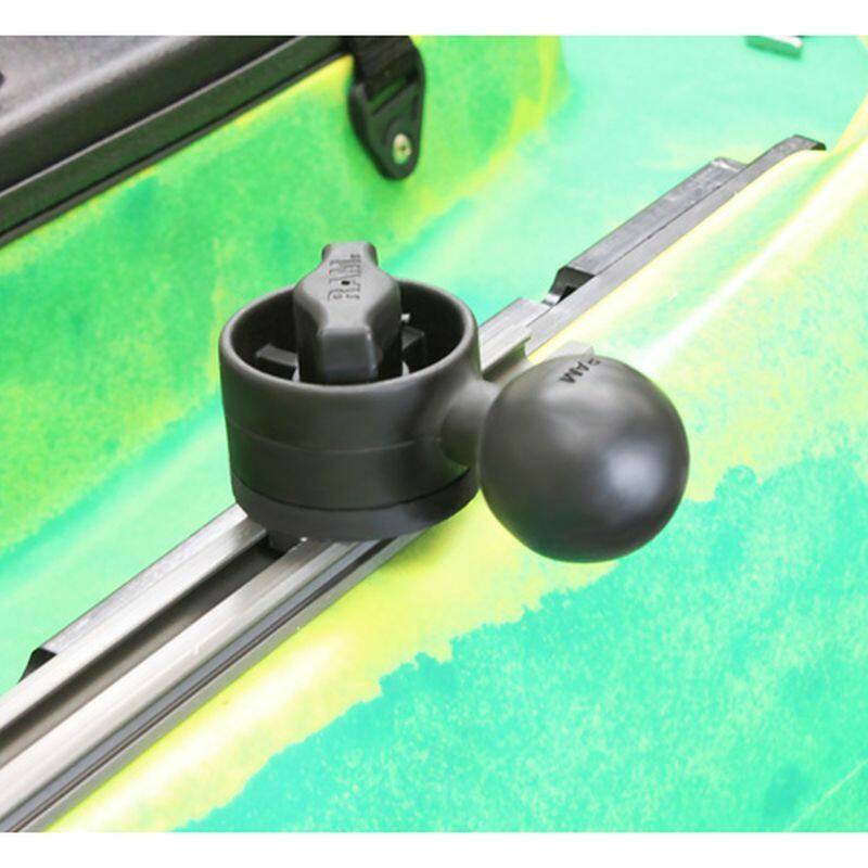 RAP-354-AAPRU RAM® Track Ball™ with Side Track Base on track rail 