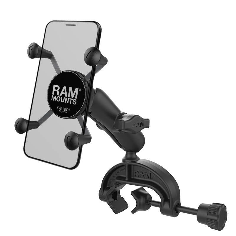 RAP-B-121-UN7U RAM® X-Grip® Phone Mount with Composite Yoke Clamp Base