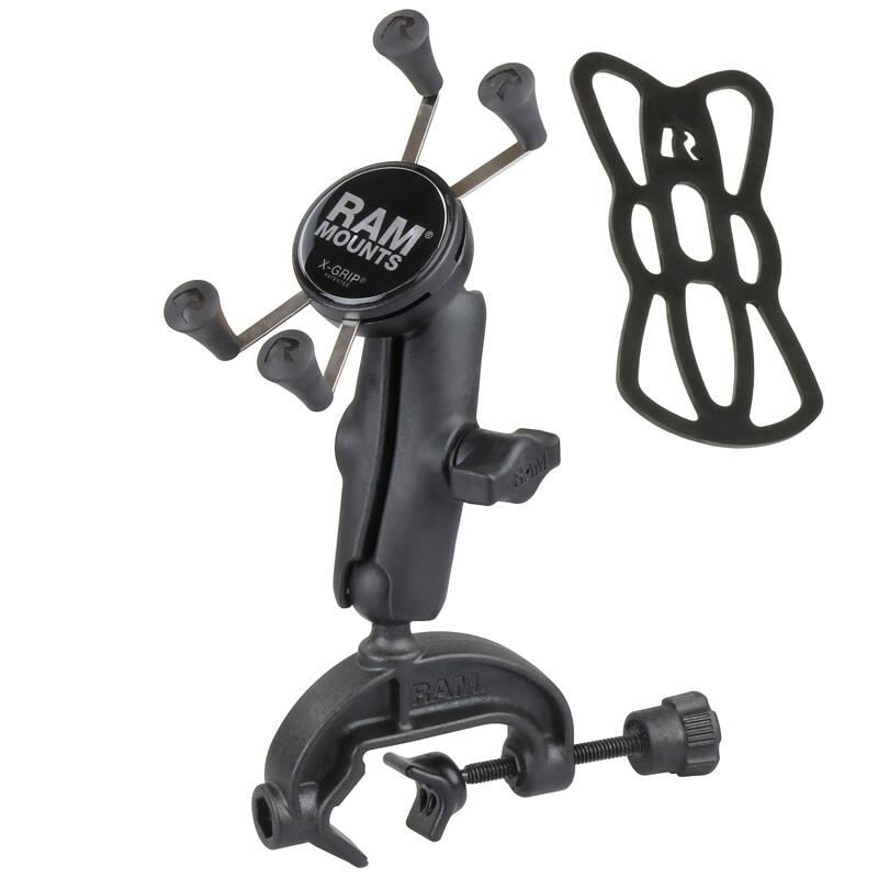 RAP-B-121-UN7U RAM® X-Grip® Phone Mount with Composite Yoke Clamp Base no phone 