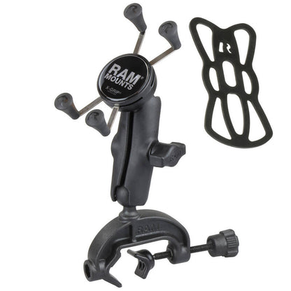 RAM X-Grip Universal Smartphone Cradle - Yoke Clamp Mount (composite)