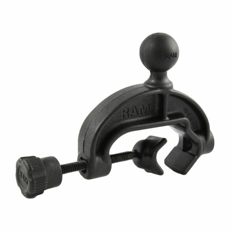 RAM Yoke Clamp Base - Composite with 1" Rubber Ball