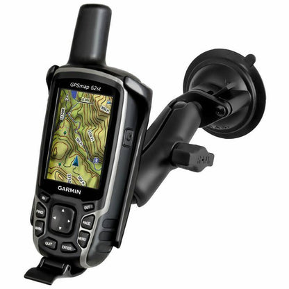 RAM Garmin Cradle - Astro 320, GPSMAP 62 / 64 with Twist Lock Suction Cup Base