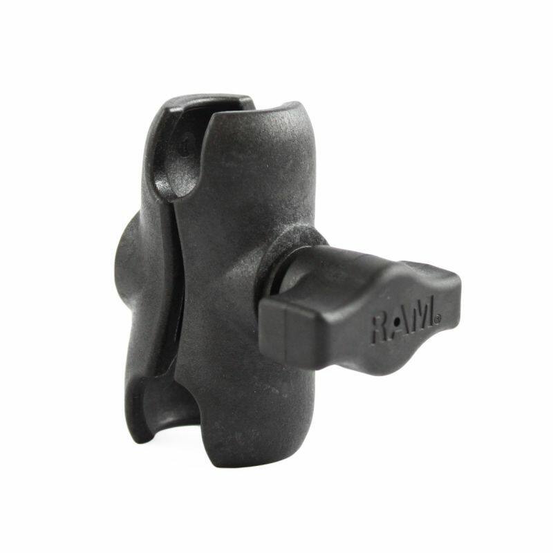 RAM Double Socket Arm - B Series (1" ball) - Short length 60mm  - Composite