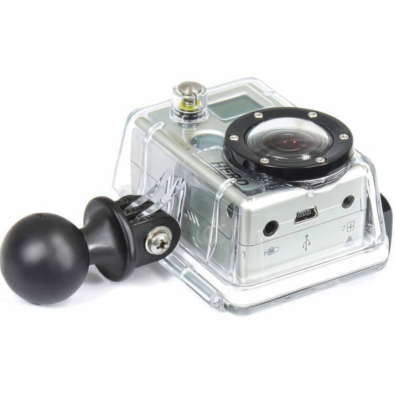 RAM Action Camera / GoPro Mount with Tough-Claw Base  Short Comp. Arm